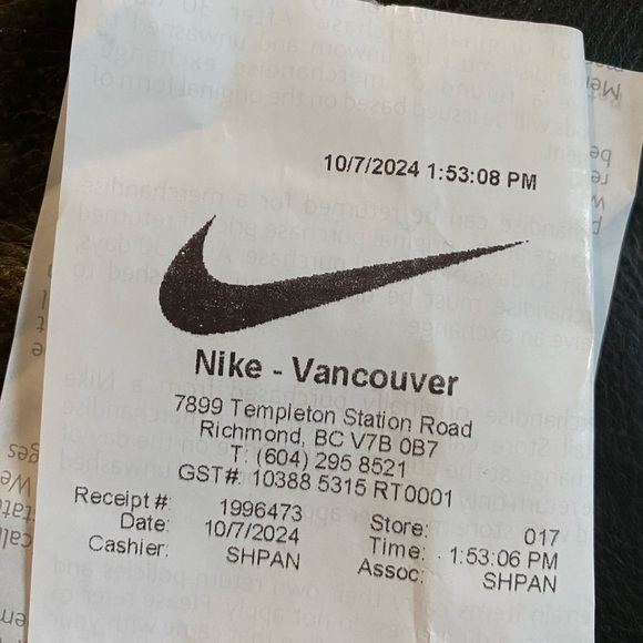 Nike tight fit cotton legging Brand new - Picture 3 of 3